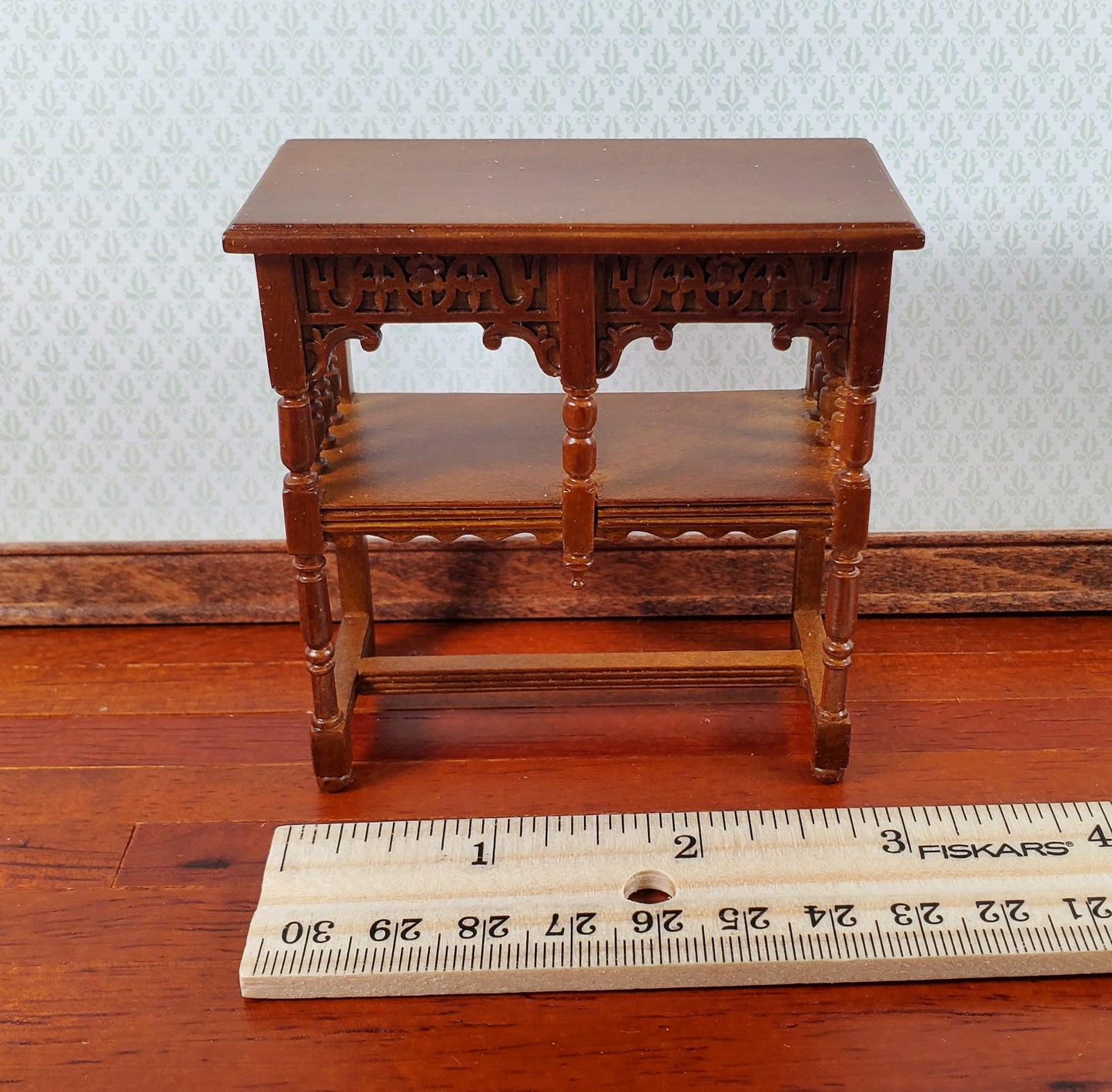 JBM Dollhouse Court Cupboard Tudor Medieval Style 1:12 Scale Miniature Furniture