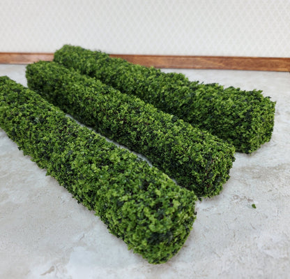 Green Hedge 3 Pieces Small Bendable Model RR Dioramas Dollhouses Scenery - Miniature Crush