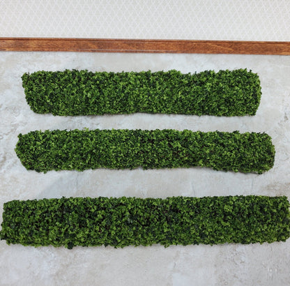 Green Hedge 3 Pieces Small Bendable Model RR Dioramas Dollhouses Scenery - Miniature Crush