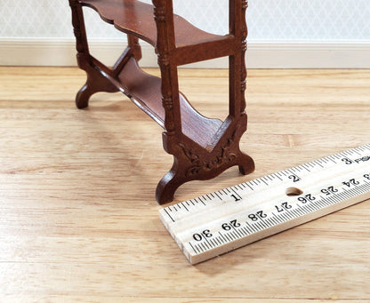 JBM Dollhouse Book Trough Stand Arts and Crafts Style LARGE 1:12 Scale Miniature - Miniature Crush