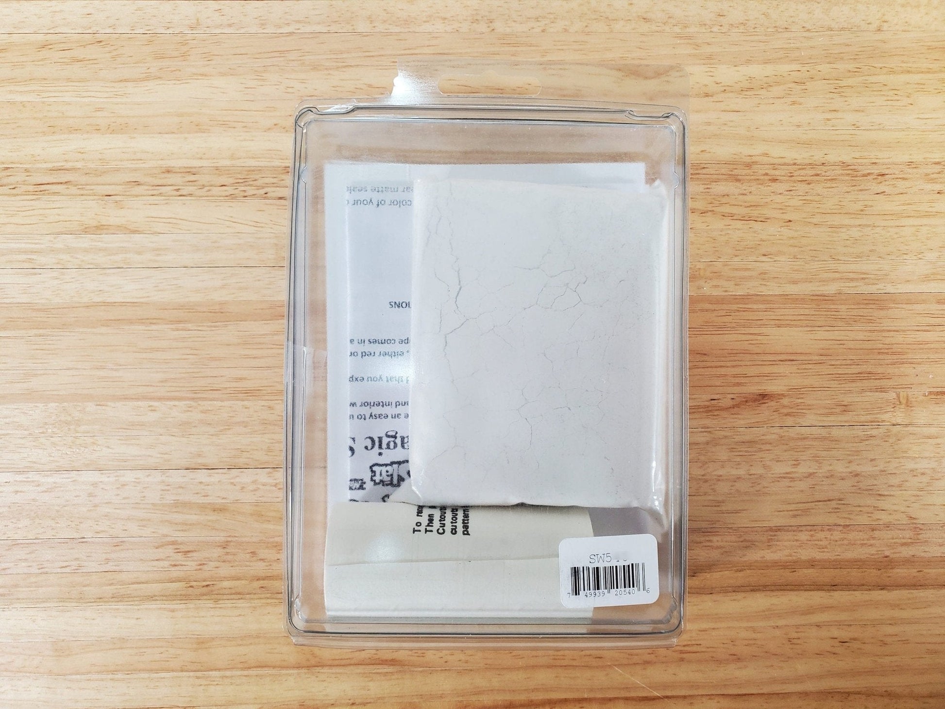 Magic Masonry White Slate Slat KIT Covers 2 Square Feet Stencil and Powder Set 1:12 Scale - Miniature Crush