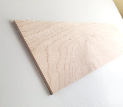 Maple Wood Slat Plank 1/8" x 3" x 12" long Sheet Woodworking Laser - Miniature Crush