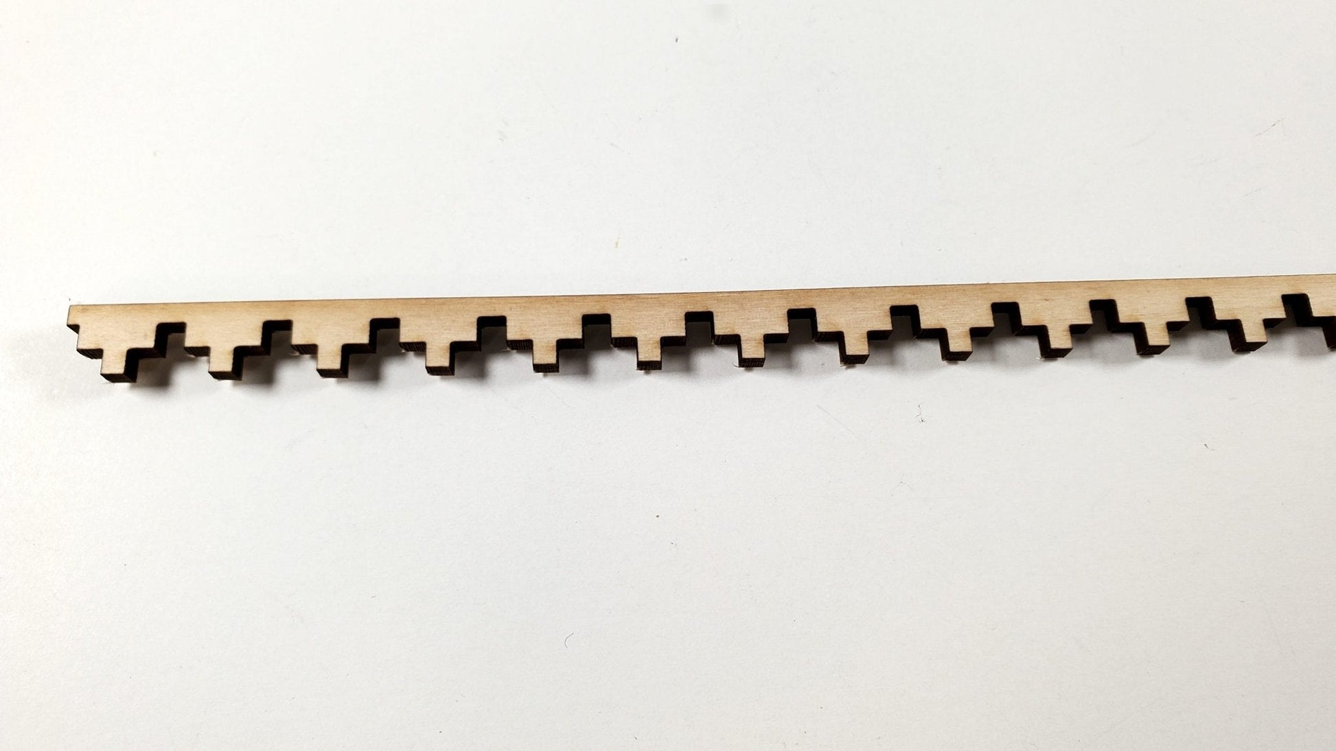 Miniature Aztec Pyramid Style Trim Piece 3/8 x 1/8 x 17 1/2" Scale Model DIY - Miniature Crush