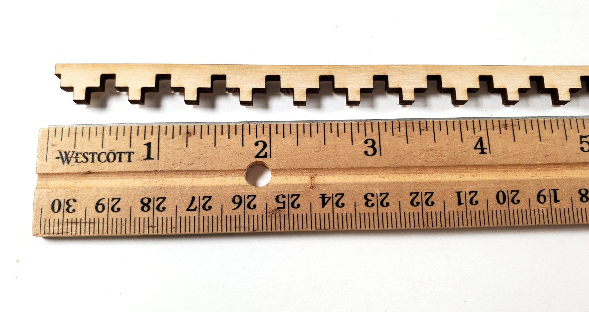 Miniature Aztec Pyramid Style Trim Piece 3/8 x 1/8 x 17 1/2" Scale Model DIY - Miniature Crush