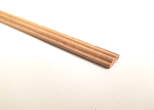 Miniature Chair Dado Railing Trim 5/16" x 18" long Scale Model Building DIY005 - Miniature Crush