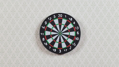 Miniature Dart Board Game Darts 1:12 Scale Dollhouses Scale Model Dioramas - Miniature Crush