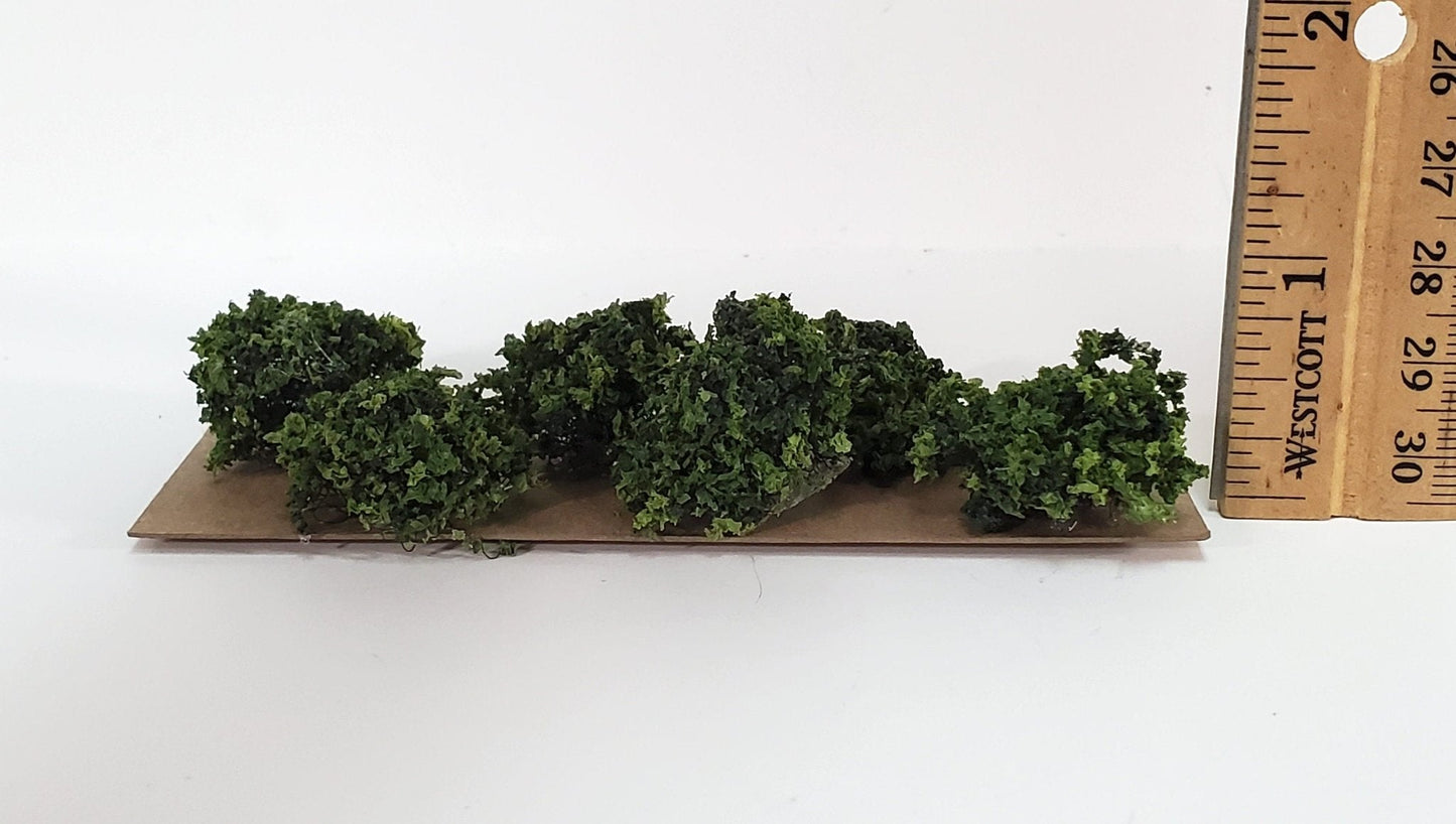 Miniature Prop Garden Shrub Green Small Bush Round Dollhouse Scale Models - Miniature Crush