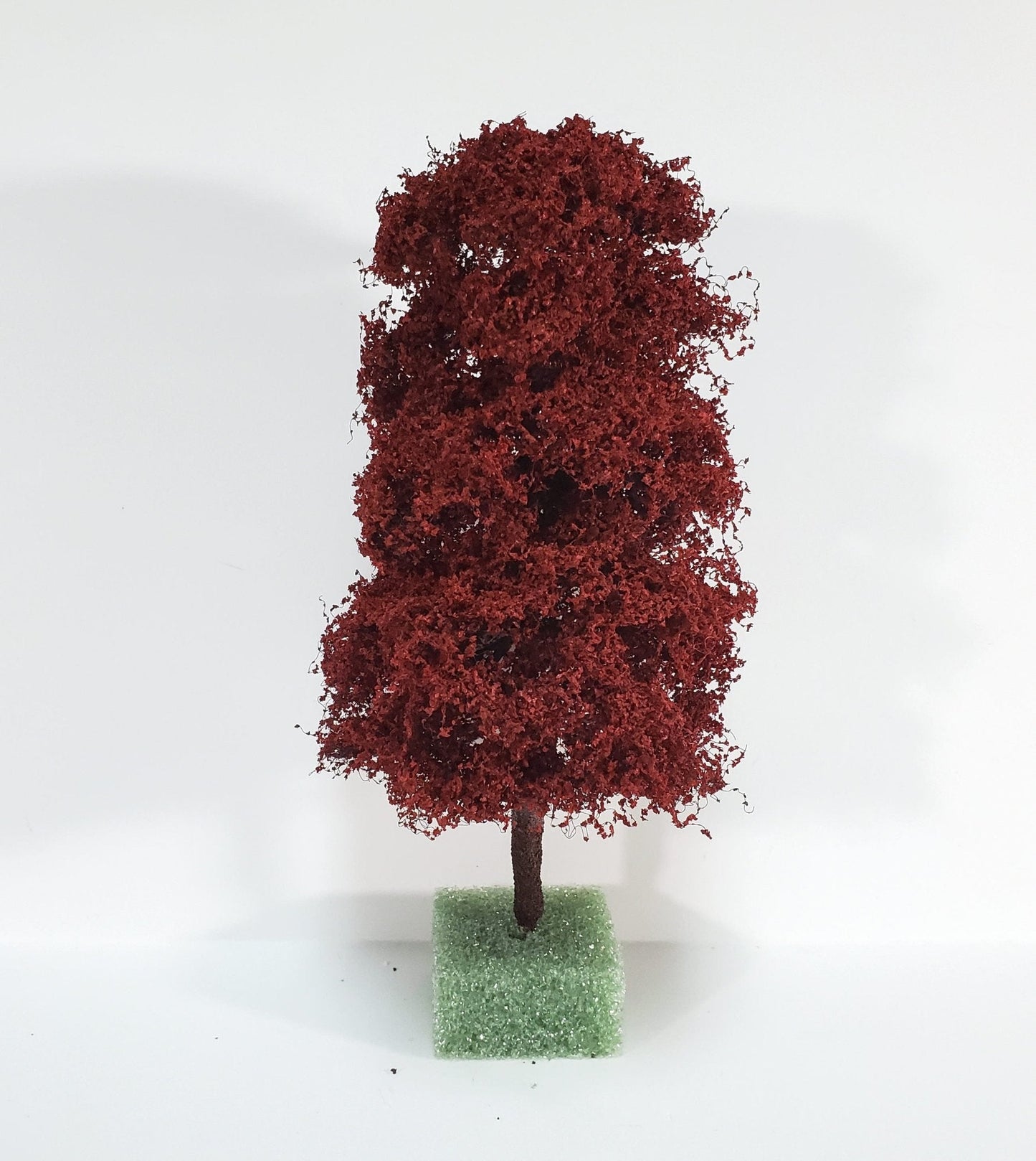 Miniature Red Maple Tree Large on a Spike 8" Tall Model Scenery Garden - Miniature Crush