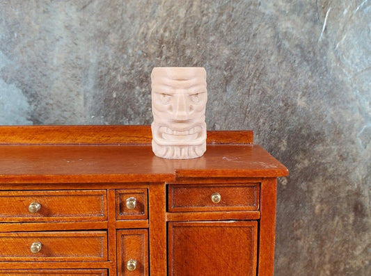 Miniature Tiki Mug Vase or Wine Chiller 15/16" tall for Dollhouse Action Figures - Miniature Crush
