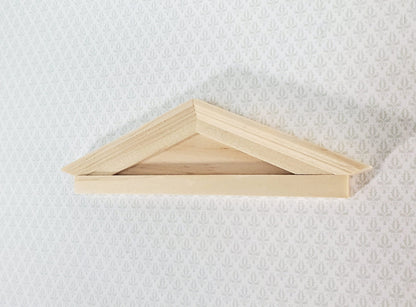 Miniature Window or Door Pediment Wood 1:12 Scale Dollhouse Colonial or Victorian - Miniature Crush