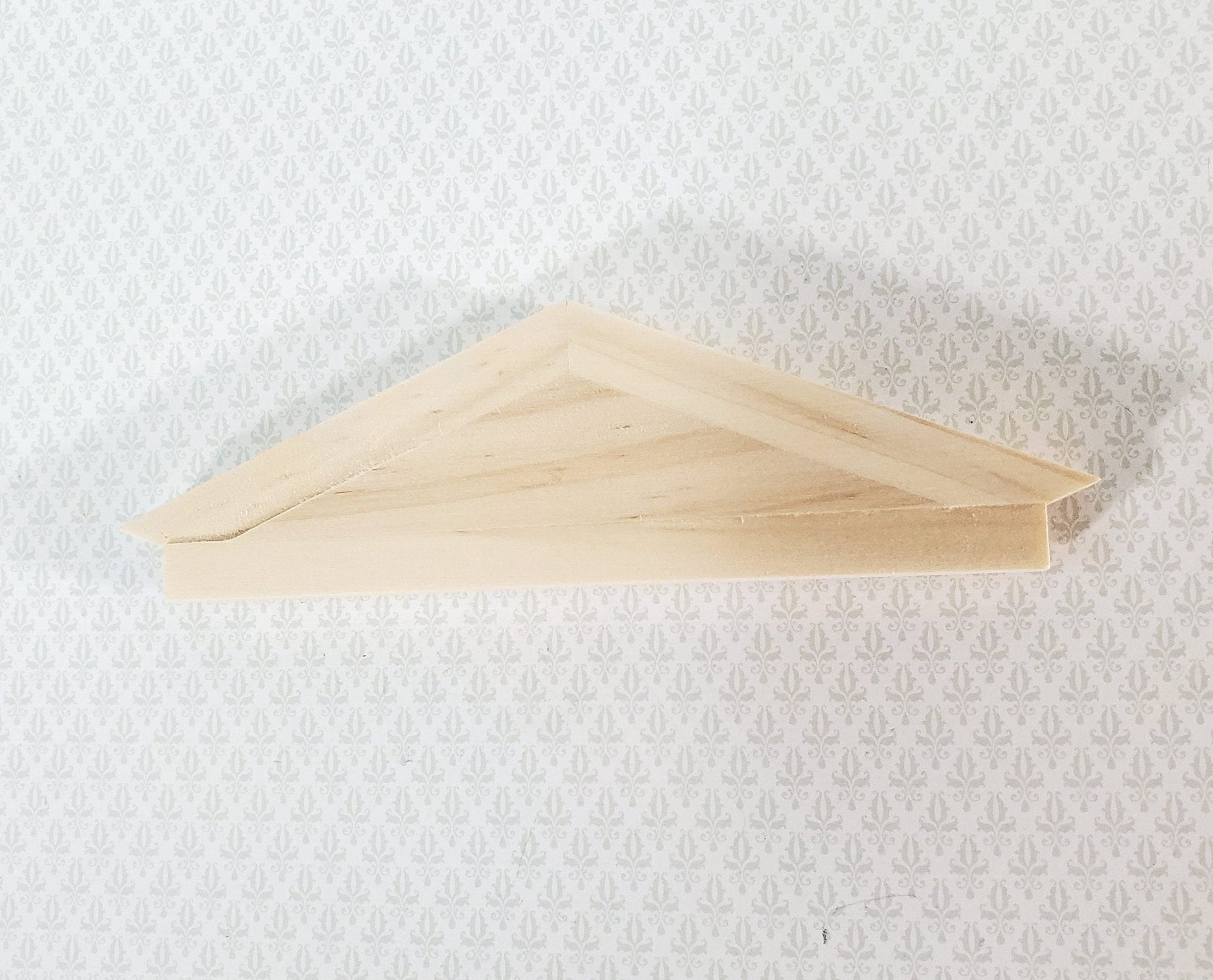 Miniature Window or Door Pediment Wood 1:12 Scale Dollhouse Colonial or Victorian - Miniature Crush