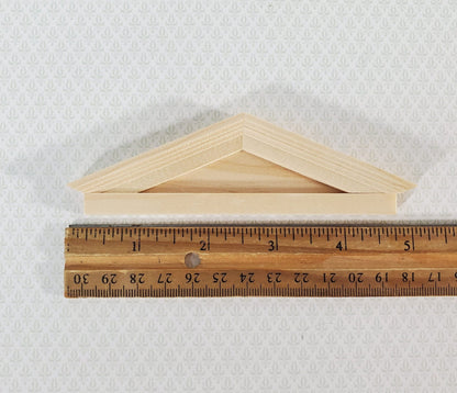Miniature Window or Door Pediment Wood 1:12 Scale Dollhouse Colonial or Victorian - Miniature Crush