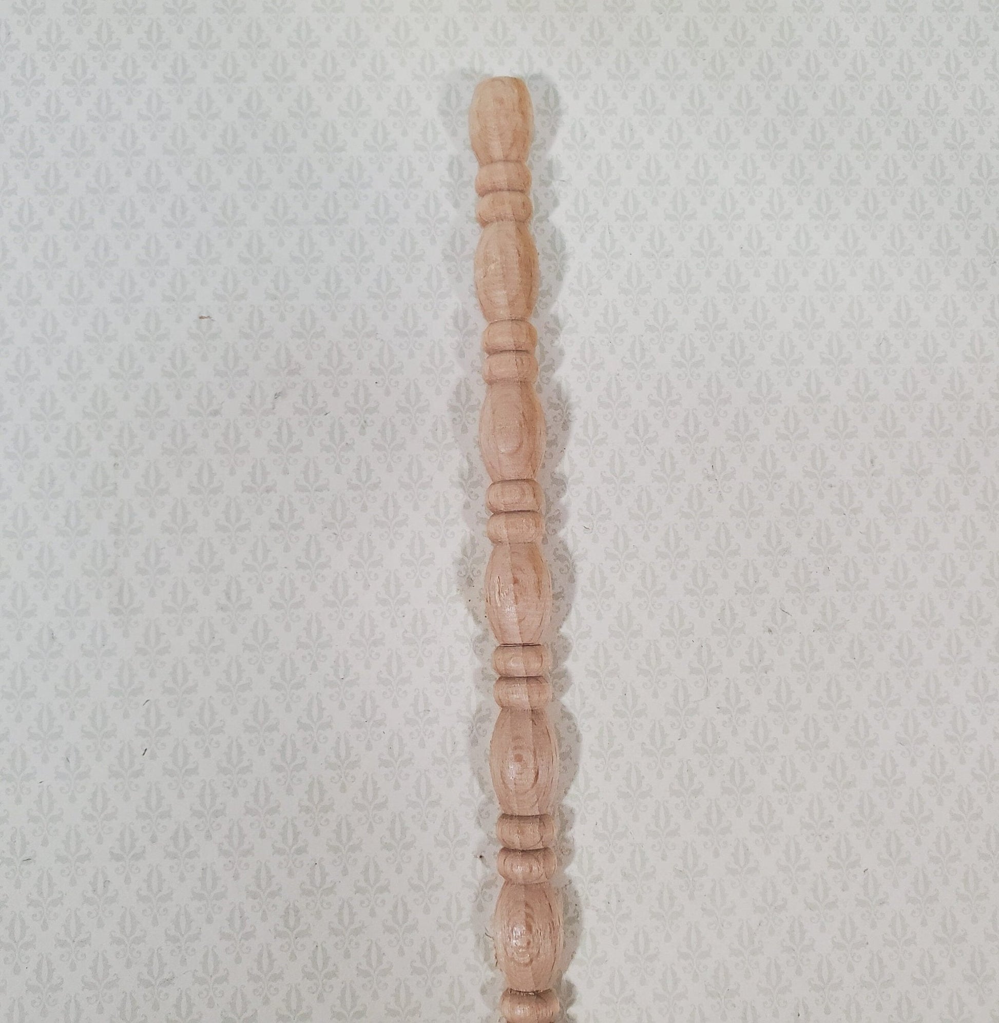Miniature Wood Trim Flat Back Bead Style Relief Molding 3/8" x 18" Dollhouse Ceilings Walls - Miniature Crush