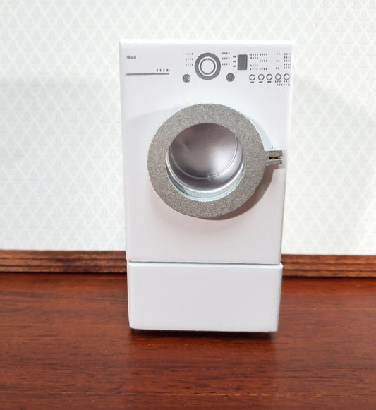 Modern Dollhouse Dryer in WHITE Front Load Opening Drawer 1:12 Scale - Miniature Crush