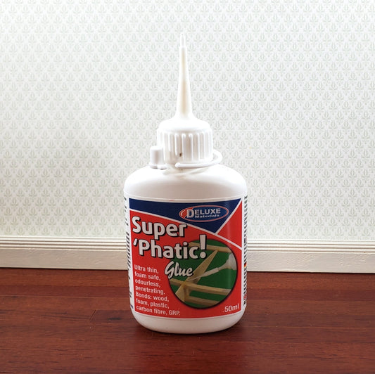 Super 'Phatic Glue Deluxe Materials Ultra Thin Foam Safe Balsa Wood Plastic - Miniature Crush