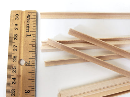 Tiny Corner Angle Trim Molding 3/16" x 3/16" x 6" long 10 Pieces NE506 Scale Model Building - Miniature Crush