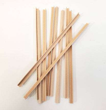 Tiny Corner Angle Trim Molding 3/16" x 3/16" x 6" long 10 Pieces NE506 Scale Model Building - Miniature Crush