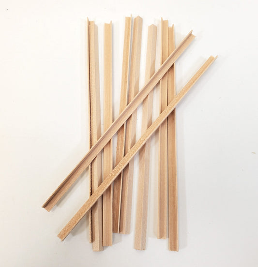 Tiny Corner Angle Trim Molding 3/16" x 3/16" x 6" long 10 Pieces NE506 Scale Model Building - Miniature Crush