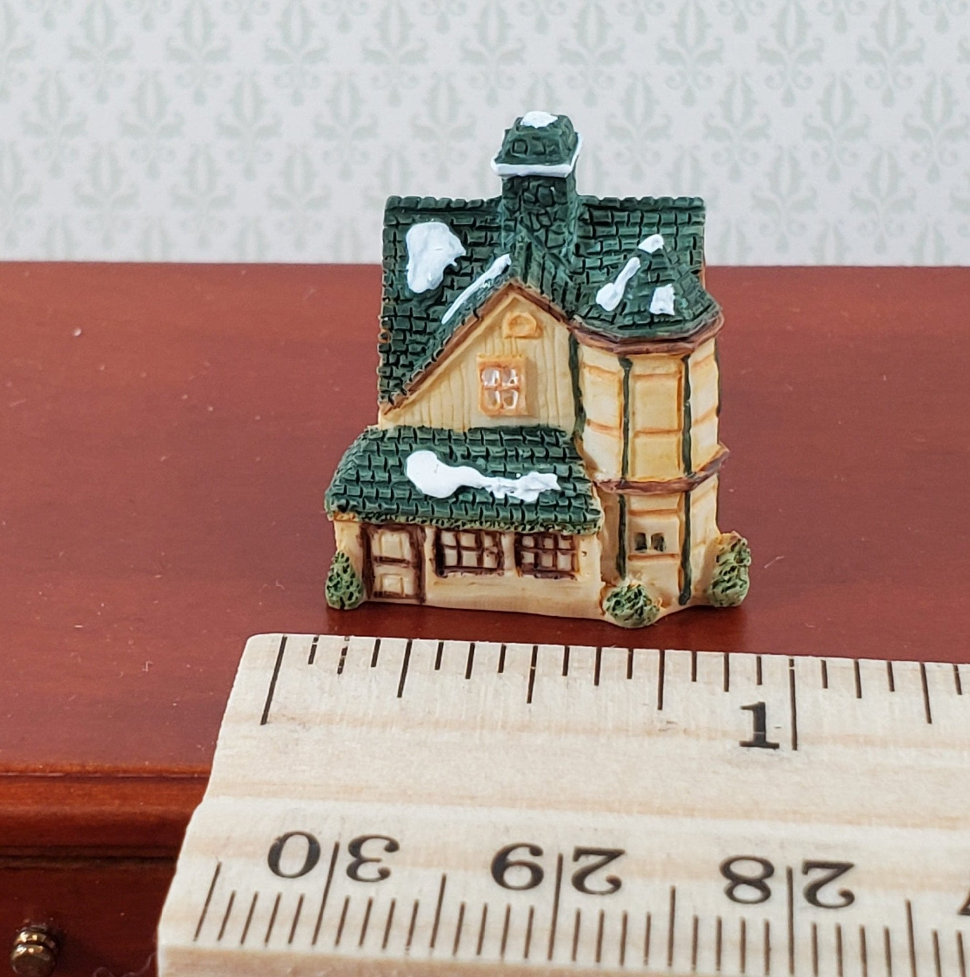Tiny House Statue Manor Mansion Style Dollhouse Decor Falcon Miniatures A4191 - Miniature Crush