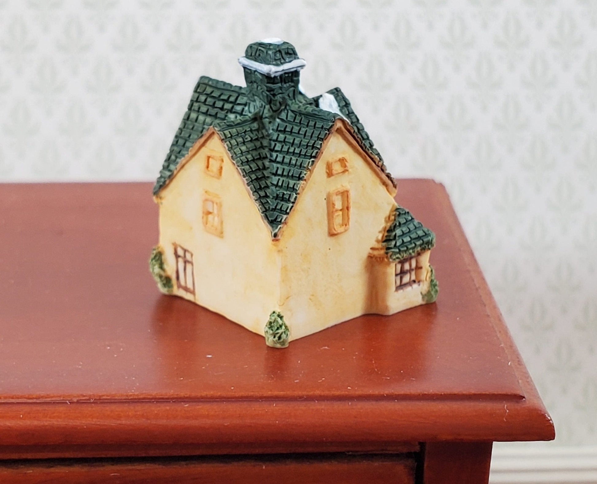 Tiny House Statue Manor Mansion Style Dollhouse Decor Falcon Miniatures A4191 - Miniature Crush