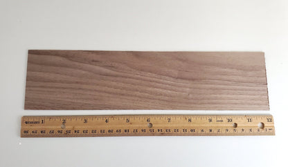 Walnut Wood Sheet Plank Thin 1/32" x 3" x 12" long Veneer Woodworking Laser - Miniature Crush